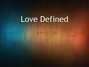 Love Defined